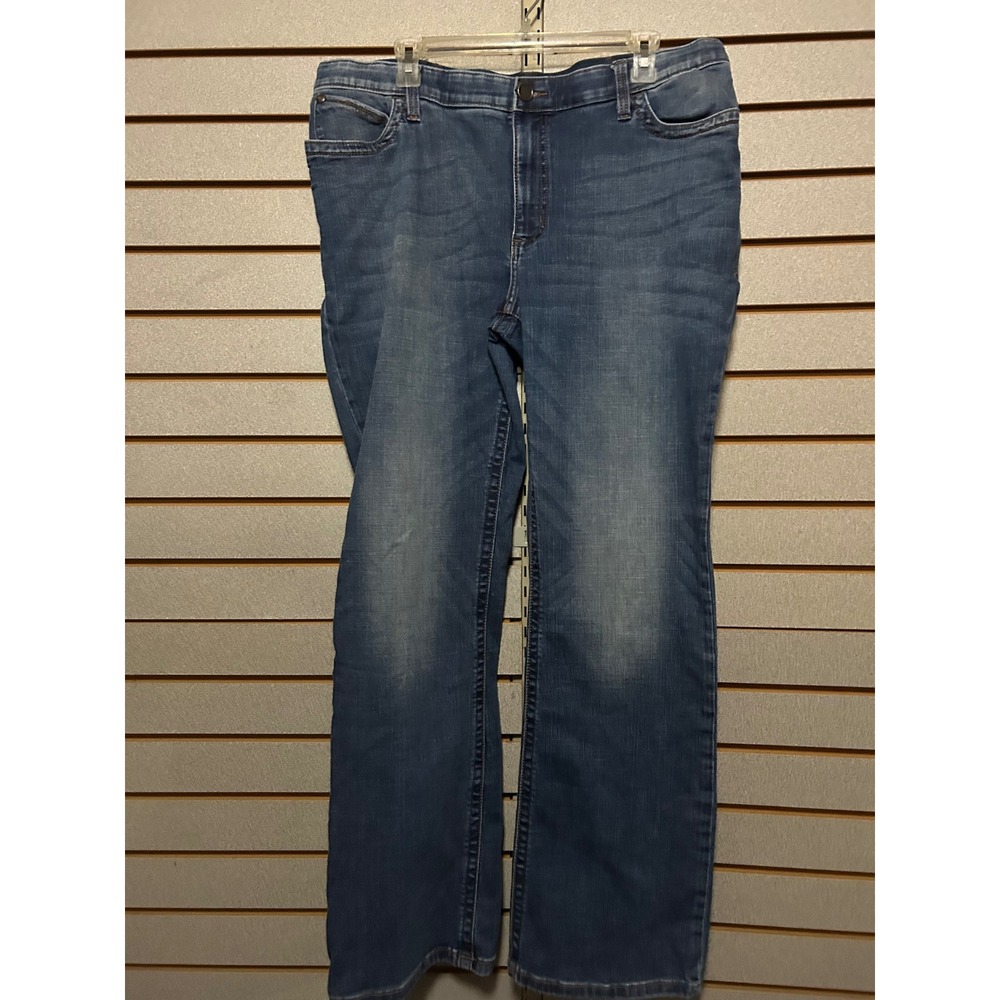 Wrangler Willow Ultimate Riding Jeans Womens 19x34 Blue Bootcut Denim  Western‎